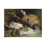 Head of a Roebuck and Two Ptarmigan (c.1830)