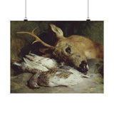 Head of a Roebuck and Two Ptarmigan (c.1830)